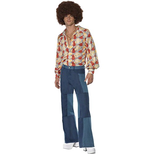 NET TOYS 70er Jahre Disco Schlaghose M 48/50 Hippie Kostüm Herren Hippiekostüm Tanzkostüm Hippieoutfit Discokostüm NET TOYS 70er Jahre Disco Schlaghose M 48/50 Hippie Kostüm Herren Hippiekostüm Tanzkostüm Hippieoutfit Discokostüm von NET TOYS