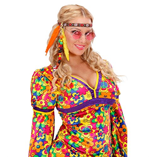 NET TOYS 70er Jahre Hippie Stirnband Kopfschmuck Federschmuck Klapsband Kopfband Fasching Karneval Kostüm Zubehör NET TOYS 70er Jahre Hippie Stirnband Kopfschmuck Federschmuck Klapsband Kopfband Fasching Karneval Kostüm Zubehör von NET TOYS