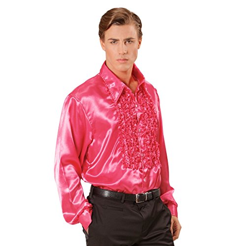 NET TOYS 70er Jahre Rüschenhemd Satinhemd Männer Pink XXL 58/60 Satin Hemd Herren Retro Discohemd Schlager Schlagerhemd Disco Herrenkostüm Faschingskostüm NET TOYS 70er Jahre Rüschenhemd Satinhemd Männer Pink XXL 58/60 Satin Hemd Herren Retro Discohemd Schlager Schlagerhemd Disco Herrenkostüm Faschingskostüm von NET TOYS
