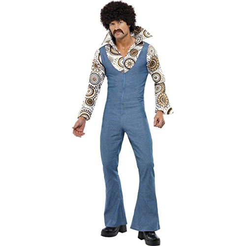 NET TOYS 70er Jahre Tanz Kostüm Jeans Anzug blau L 52/54 Jeans Anzug Jeansanzug Tanzkostüm Tanzoutfit NET TOYS 70er Jahre Tanz Kostüm Jeans Anzug blau L 52/54 Jeans Anzug Jeansanzug Tanzkostüm Tanzoutfit von NET TOYS