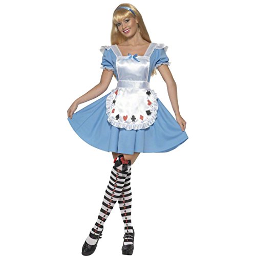 NET TOYS Alice im Wunderland Kostüm Märchenkostüm M 40/42 Alice Kleid Märchenkleid Damenkostüm von NET TOYS