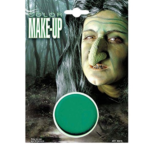 NET TOYS Alien Schminke Karneval Make Up grün Theaterschminke Faschingsschminke Halloween Makeup Schminkfarbe Hulk Karnevalsschminke von NET TOYS