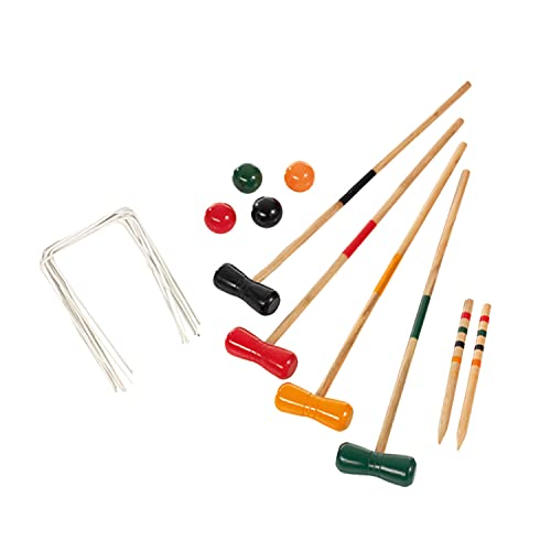 NET TOYS Angesagtes Krocket Spielset - Bunt Griffgröße: 57x1,3cm - Witziges Outdoor-Spielzeug Gartenspiel für Jung & Alt - Perfekt geeignet für Kinder & Erwachsene NET TOYS Angesagtes Krocket Spielset - Bunt Griffgröße: 57x1,3cm - Witziges Outdoor-Spielzeug Gartenspiel für Jung & Alt - Perfekt geeignet für Kinder & Erwachsene von NET TOYS