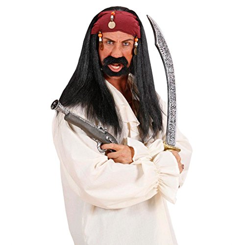 NET TOYS Araber Schwert Piraten Dolch 46 cm Orient Säbel Piratenschwert Scheich Waffe Krieger Kostüm Zubehör von NET TOYS