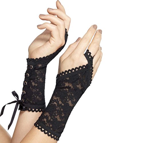 NET TOYS Armstulpen Spitze Handstulpen Gothic schwarz Barock Spitzenstulpen Burlesque Handschuhe Stulpen Tänzerin Damenhandschuhe Halloween Kostüm Accessoire Damen NET TOYS Armstulpen Spitze Handstulpen Gothic schwarz Barock Spitzenstulpen Burlesque Handschuhe Stulpen Tänzerin Damenhandschuhe Halloween Kostüm Accessoire Damen von NET TOYS