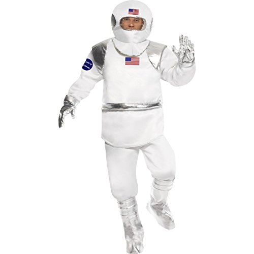 NET TOYS Astronauten Kostüm Spaceman Astronautenanzug M 48/50 Anzug Astronaut Astronautenkostüm Space Man Raumanzug Raumfahrer von NET TOYS