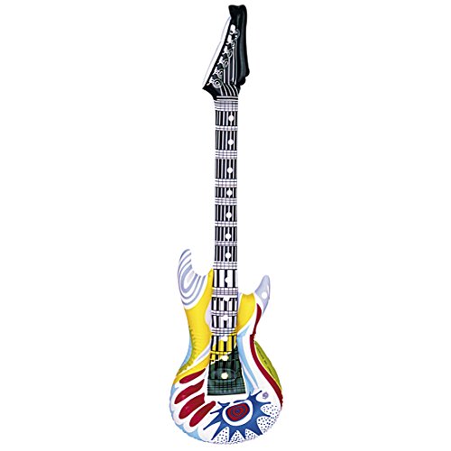 NET TOYS Aufblasbare Gitarre Deko Luftgitarre Funky Rocker Inflatable Guitar Rockstar Gummigitarre Party Gitarren Instrument Mottoparty Musikinstrument Accessoire Partydeko aufblasbar NET TOYS Aufblasbare Gitarre Deko Luftgitarre Funky Rocker Inflatable Guitar Rockstar Gummigitarre Party Gitarren Instrument Mottoparty Musikinstrument Accessoire Partydeko aufblasbar von NET TOYS