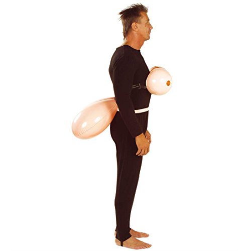 NET TOYS Aufblasbare Riesen Brüste mit Hintern Po aufblasbar JGA Junggesellenabschied Riesenbrüste Karneval Fasching von NET TOYS