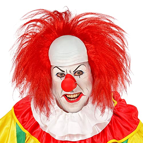 NET TOYS Auffällige Clown-Perücke ES | Weiß-Rot | Schauriges Herren-Accessoire Clownsglatze mit Haaren | EIN Blickfang für Halloween & Horror-Party NET TOYS Auffällige Clown-Perücke ES | Weiß-Rot | Schauriges Herren-Accessoire Clownsglatze mit Haaren | EIN Blickfang für Halloween & Horror-Party von NET TOYS