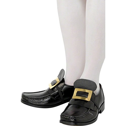 NET TOYS Barock Schuhschnallen Metall Mittelalter Schuhschnalle Schuh Schnalle Herren Schnallen für Schuhe Kostüm Zubehör von NET TOYS