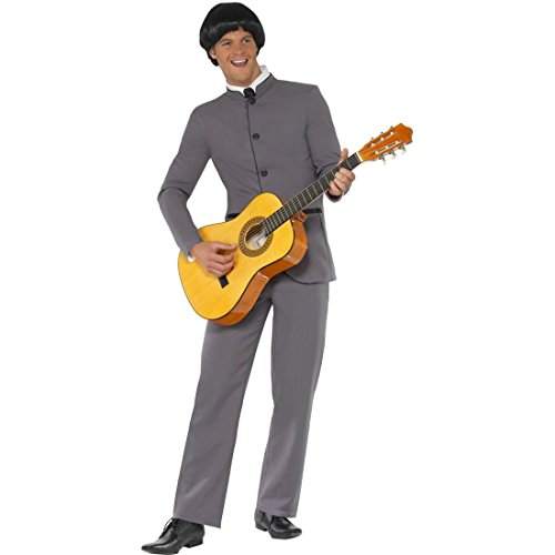 NET TOYS Beatles Kostüm Pilzkopf Rockstar Bekleidung Grau L 52/54 Boyband Outfit 60er 70er Jahre Kostüm Starkostüm Musiker Sänger Bekleidung NET TOYS Beatles Kostüm Pilzkopf Rockstar Bekleidung Grau L 52/54 Boyband Outfit 60er 70er Jahre Kostüm Starkostüm Musiker Sänger Bekleidung von NET TOYS
