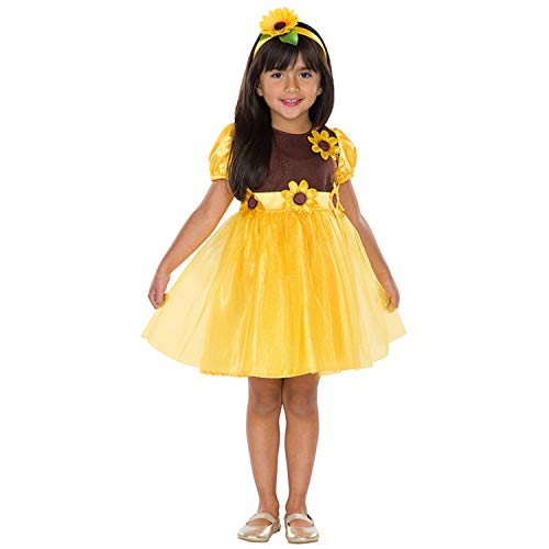 NET TOYS Bezauberndes Sonnenblumen Kostüm für Mädchen - Gelb-Braun 116, 4-5 Jahre - Niedliche Kinder-Verkleidung Blümchen Outfit - Genau richtig für Kinderfest & Karneval NET TOYS Bezauberndes Sonnenblumen Kostüm für Mädchen - Gelb-Braun 116, 4-5 Jahre - Niedliche Kinder-Verkleidung Blümchen Outfit - Genau richtig für Kinderfest & Karneval von NET TOYS