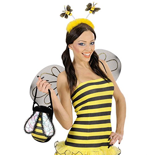 NET TOYS Bienen Haarreif Bienenhaarreif Haarreifen Bienenhaarreifen Fühler Biene Kostüm Zubehör Bienenfühler von NET TOYS