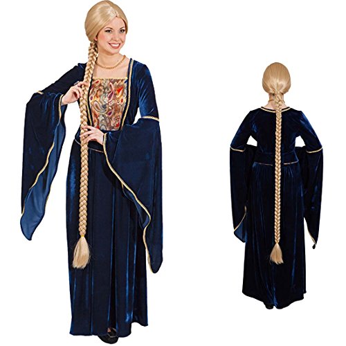 NET TOYS Blonde Zopfperücke Perücke Rapunzel Mittelalterperücke Langhaarperücke geflochten Damenperücke mit Zopf, Einheitsgröße, Kunsthaar NET TOYS Blonde Zopfperücke Perücke Rapunzel Mittelalterperücke Langhaarperücke geflochten Damenperücke mit Zopf, Einheitsgröße, Kunsthaar von NET TOYS