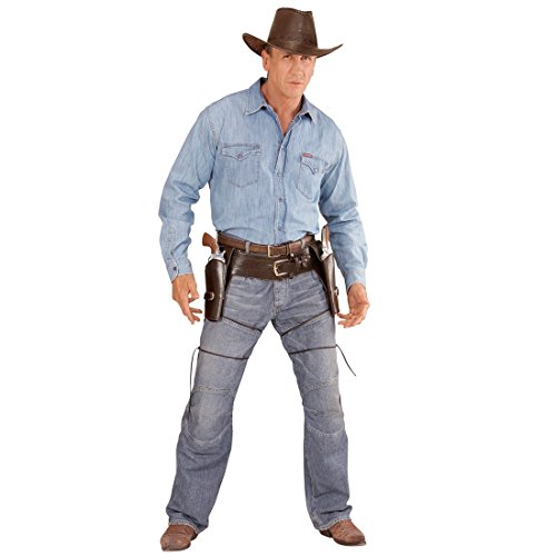 NET TOYS Brauner Western Cowboygürtel mit doppeltem Pistolenholster Sheriff Pistolen Cowboy Gürtel Colt Colttasche Pistole Halterung Pistolenhalterung Waffengürtel Kostüm Zubehör NET TOYS Brauner Western Cowboygürtel mit doppeltem Pistolenholster Sheriff Pistolen Cowboy Gürtel Colt Colttasche Pistole Halterung Pistolenhalterung Waffengürtel Kostüm Zubehör von NET TOYS