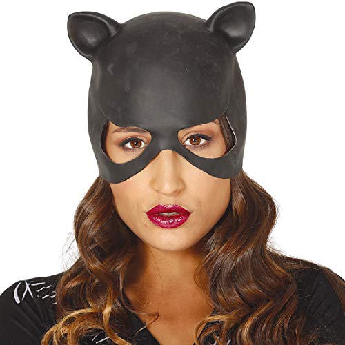 NET TOYS Catwoman Maske mit Ohren | Schwarzes Vinyl | Aufreizende Damen-Maskerade Katzenfrau | Wie geschaffen für Mottoparty & Karneval NET TOYS Catwoman Maske mit Ohren | Schwarzes Vinyl | Aufreizende Damen-Maskerade Katzenfrau | Wie geschaffen für Mottoparty & Karneval von NET TOYS