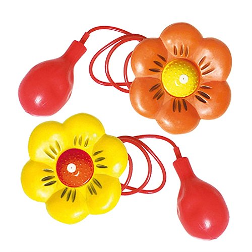 NET TOYS Clown Spritzblume Clownsblume Scherzartikel Clown Zubehör Spritz Blume Spaßartikel Karneval Kostüm Zubehör von NET TOYS