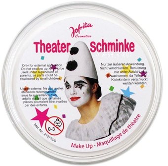 NET TOYS Clownschminke weiß Clownsweiß Clown Schminke weiße Theaterschminke Faschingsschminke NET TOYS Clownschminke weiß Clownsweiß Clown Schminke weiße Theaterschminke Faschingsschminke von NET TOYS