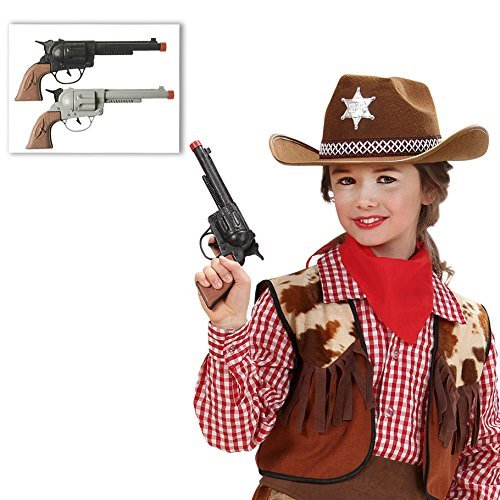 W WIDMANN MILANO Party Fashion 27771 - Cowboypistole, Grau, Waffe, Gewehr, Wilder Westen, Kostüm, Accessoire, Karneval, Mottoparty W WIDMANN MILANO Party Fashion 27771 - Cowboypistole, Grau, Waffe, Gewehr, Wilder Westen, Kostüm, Accessoire, Karneval, Mottoparty von W WIDMANN MILANO Party Fashion