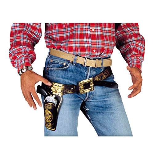 NET TOYS Cowboy Pistolenhalter Pistolengürtel Halfter Pistolen Gürtel Pistolenholster Kostüm Accessoires Fasnet Fasnacht Deluxe NET TOYS Cowboy Pistolenhalter Pistolengürtel Halfter Pistolen Gürtel Pistolenholster Kostüm Accessoires Fasnet Fasnacht Deluxe von NET TOYS