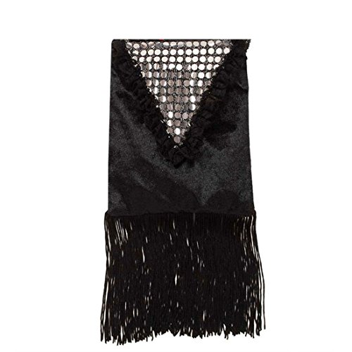NET TOYS Damen Handtasche schwarz Hand Tasche 20er Jahre Charleston Damenhandtasche Kostüm Zubehör Fasching Karneval NET TOYS Damen Handtasche schwarz Hand Tasche 20er Jahre Charleston Damenhandtasche Kostüm Zubehör Fasching Karneval von NET TOYS