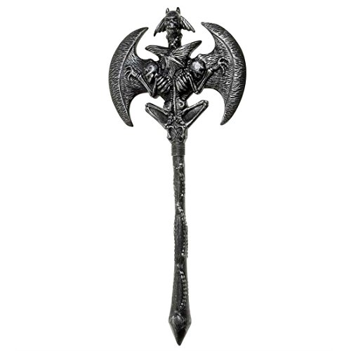 NET TOYS Doppelaxt Krieger Axt Mittelalter Streitaxt LARP Waffenimitat Horroraxt verziert Henker Doppel Kostüm Zubehör NET TOYS Doppelaxt Krieger Axt Mittelalter Streitaxt LARP Waffenimitat Horroraxt verziert Henker Doppel Kostüm Zubehör von NET TOYS
