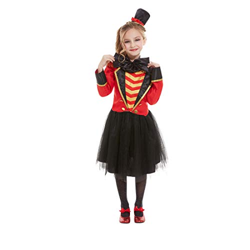 NET TOYS Edles Zirkus-Direktorin Kostüm für Kinder - Schwarz-Rot S, 4-6 Jahre, 115-128 cm - Hinreißende Mädchen-Verkleidung Tierbändigerin - EIN Highlight für Kostümfest & Kinder-Karneval NET TOYS Edles Zirkus-Direktorin Kostüm für Kinder - Schwarz-Rot S, 4-6 Jahre, 115-128 cm - Hinreißende Mädchen-Verkleidung Tierbändigerin - EIN Highlight für Kostümfest & Kinder-Karneval von NET TOYS