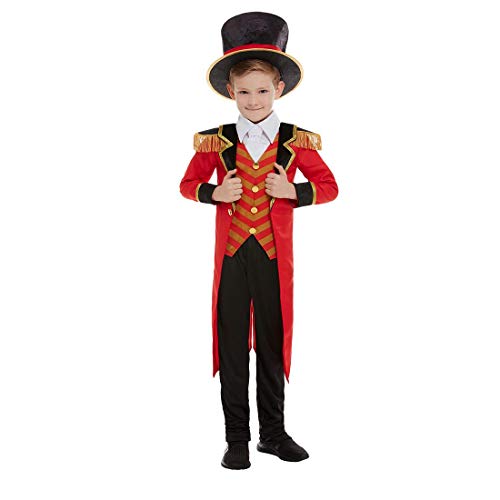 NET TOYS Edles Zirkusdirektor Kostüm für Kinder - Schwarz-Rot S, 4-6 Jahre, 115-128 cm - Extravagante Jungen-Verkleidung Tierbändiger - Perfekt geeignet für Kostümfest & Karneval NET TOYS Edles Zirkusdirektor Kostüm für Kinder - Schwarz-Rot S, 4-6 Jahre, 115-128 cm - Extravagante Jungen-Verkleidung Tierbändiger - Perfekt geeignet für Kostümfest & Karneval von NET TOYS