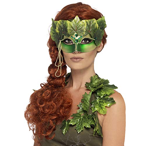 NET TOYS Elegante Waldfee-Maske für Erwachsene - Grün - Aufregendes Damen-Kostüm-Zubehör Augenmaske mit Blättern - EIN Highlight für Karneval & Maskenball NET TOYS Elegante Waldfee-Maske für Erwachsene - Grün - Aufregendes Damen-Kostüm-Zubehör Augenmaske mit Blättern - EIN Highlight für Karneval & Maskenball von NET TOYS