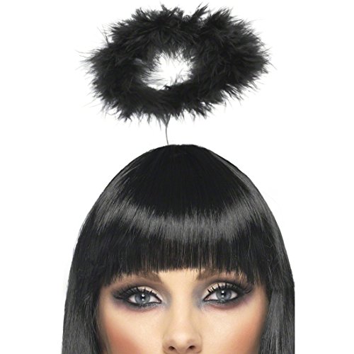 NET TOYS Engel Haarreif Heiligenschein Schwarz Kopfschmuck Engelschmuck Engels Accessoire Kostüm Zubehör Halloween NET TOYS Engel Haarreif Heiligenschein Schwarz Kopfschmuck Engelschmuck Engels Accessoire Kostüm Zubehör Halloween von NET TOYS