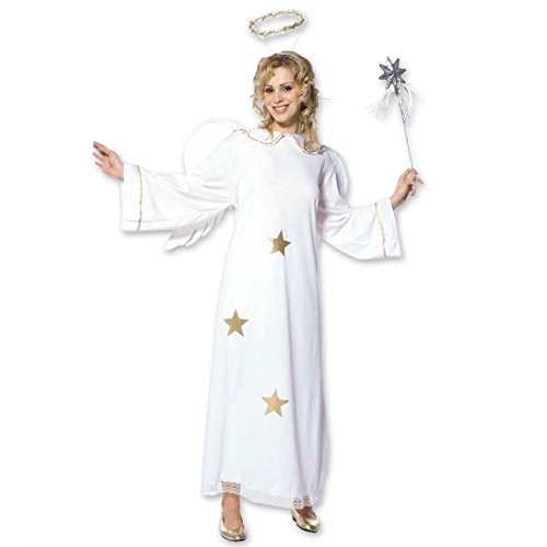NET TOYS Engelskostüm mit Kleid Flügeln Heiligenschein Engel Kostüm Engelkostüm Weihnachten Gr L 42/44 NET TOYS Engelskostüm mit Kleid Flügeln Heiligenschein Engel Kostüm Engelkostüm Weihnachten Gr L 42/44 von NET TOYS
