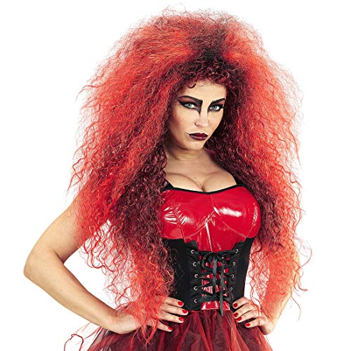 NET TOYS Extra Lange Teufelin-Perücke Furie - Rot-Schwarz - Außergewöhnliches Party-Kostüm-Zubehör Langhaar-Perücke Teufel für Damen - EIN Highlight für Fasching & Karneval NET TOYS Extra Lange Teufelin-Perücke Furie - Rot-Schwarz - Außergewöhnliches Party-Kostüm-Zubehör Langhaar-Perücke Teufel für Damen - EIN Highlight für Fasching & Karneval von NET TOYS