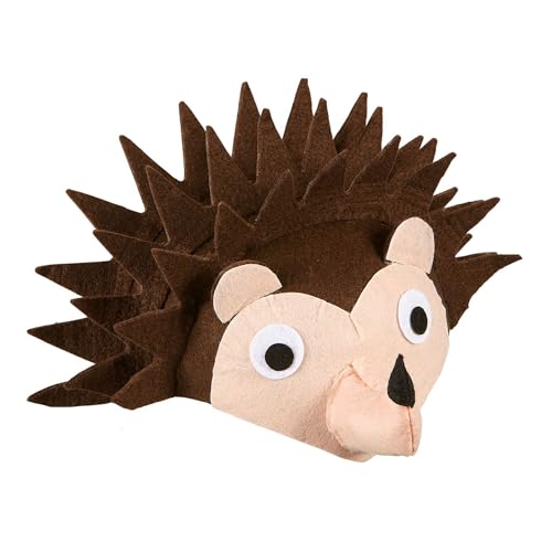 NET TOYS Fantasievolle Igel Mütze - Braun-Beige - Süßes Kinder-Kostüm-Zubehör Stacheltier Hut für Jungen und Mädchen NET TOYS Fantasievolle Igel Mütze - Braun-Beige - Süßes Kinder-Kostüm-Zubehör Stacheltier Hut für Jungen und Mädchen von NET TOYS