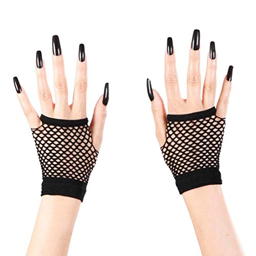 NET TOYS Fingerlose Handschuhe Netzhandschuhe schwarz Hexenhandschuhe Gothic Handschuhe ohne Finger Netz Handschuhe fingerlos Punk Zubehör NET TOYS Fingerlose Handschuhe Netzhandschuhe schwarz Hexenhandschuhe Gothic Handschuhe ohne Finger Netz Handschuhe fingerlos Punk Zubehör von NET TOYS