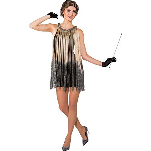 NET TOYS Flapper Dress Charleston Kleid mit Fransen Damenkleid Gatsby Style 20er Jahre Kostüm NET TOYS Flapper Dress Charleston Kleid mit Fransen Damenkleid Gatsby Style 20er Jahre Kostüm von NET TOYS
