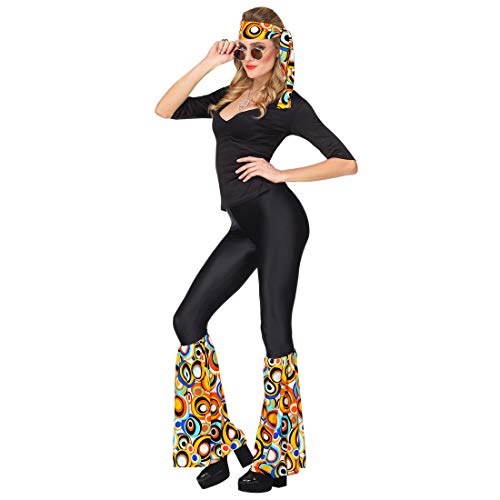 NET TOYS Flower Power Kostüm-Set mit Stirnband & Stulpen | Bunte Blasen | Traumhafte Damen-Verkleidung Hippie | Perfekt geeignet für Mottoparty & Schlagermove NET TOYS Flower Power Kostüm-Set mit Stirnband & Stulpen | Bunte Blasen | Traumhafte Damen-Verkleidung Hippie | Perfekt geeignet für Mottoparty & Schlagermove von NET TOYS