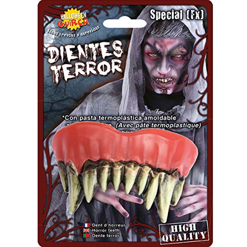 NET TOYS Furchterregende Falsche Zombie Zähne - Schauriges Party-Accessoire Grusel-Kiefer Monster - Glanzpunkt für Horror-Party & Gruselparty NET TOYS Furchterregende Falsche Zombie Zähne - Schauriges Party-Accessoire Grusel-Kiefer Monster - Glanzpunkt für Horror-Party & Gruselparty von NET TOYS