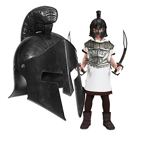 NET TOYS Gladiator Helm Kinder Römerhelm Römer Kinderhelm Sparta 300 Gladiatorenhelm Antike Gladiatorhelm Gladiatoren Kopfbedeckung Karnevalskostüme Accessoires NET TOYS Gladiator Helm Kinder Römerhelm Römer Kinderhelm Sparta 300 Gladiatorenhelm Antike Gladiatorhelm Gladiatoren Kopfbedeckung Karnevalskostüme Accessoires von NET TOYS