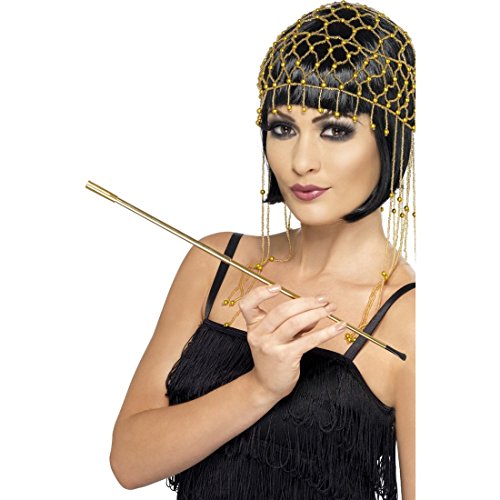 NET TOYS Goldener Zigarettenhalter Lange 20er 30er Jahre Zigarettenspitze Gold Charleston Zubehör Zigaretten Halter Kostüm Accessoires NET TOYS Goldener Zigarettenhalter Lange 20er 30er Jahre Zigarettenspitze Gold Charleston Zubehör Zigaretten Halter Kostüm Accessoires von NET TOYS