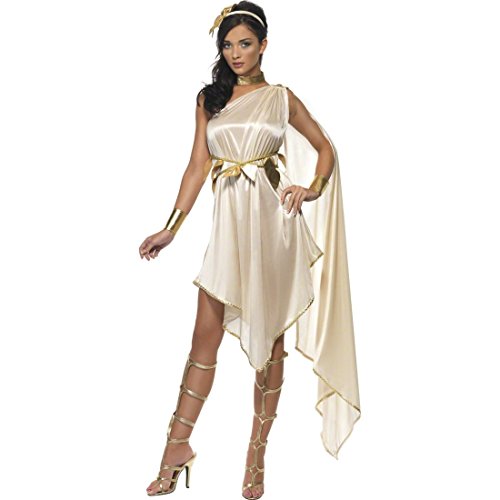 NET TOYS Griechische Göttin Kostüm Antike Verkleidung M 40/42 Kleid Römerin Tunika Damenkleid Damenkostüm sexy von NET TOYS