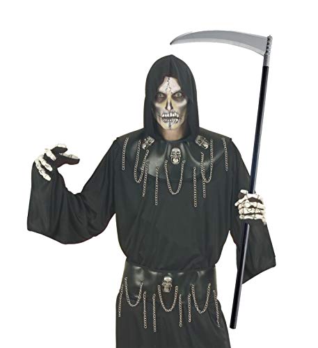 NET TOYS Halloween Sense Todessense Schwarz Horror Halloweensense Sensenmann Kostüm Zubehör Sichel NET TOYS Halloween Sense Todessense Schwarz Horror Halloweensense Sensenmann Kostüm Zubehör Sichel von NET TOYS