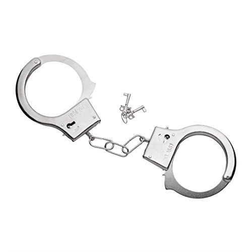 NET TOYS Handschellen aus Metall mit Schlüssel Handfesseln Handfessel Hand Schellen Fessel JGA Junggessellenabschied NET TOYS Handschellen aus Metall mit Schlüssel Handfesseln Handfessel Hand Schellen Fessel JGA Junggessellenabschied von NET TOYS