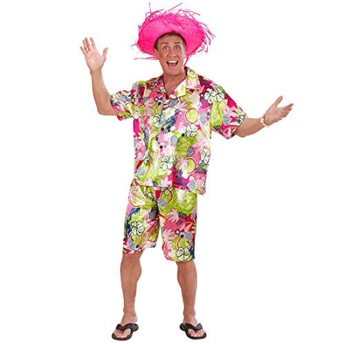 NET TOYS Hawaii-Kostüm für Männer mit Hemd & Shorts - XL (54) - Lässige Herren-Kleidung Karibik Party-Outfit - Bestens geeignet für Mottoparty & Beachparty von NET TOYS