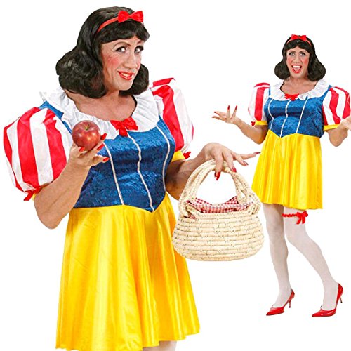 NET TOYS Herren Schneewittchen Kostüm Drag Queen XL 54/56 Schneewittchenkostüm Männer Kleid Junggesellenabschied Kostüm NET TOYS Herren Schneewittchen Kostüm Drag Queen XL 54/56 Schneewittchenkostüm Männer Kleid Junggesellenabschied Kostüm von NET TOYS