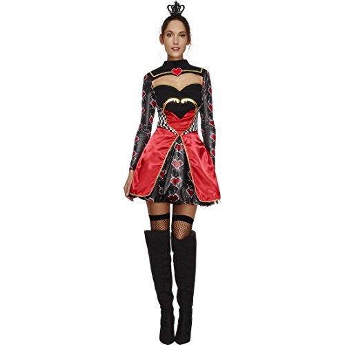 NET TOYS Herzkönigin Kostüm Herzdame Damenkostüm L (42/44) Queen of Hearts Outfit Verkleidung Königin der Herzen von NET TOYS