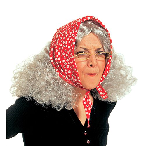 NET TOYS Hexen Perücke, Omaperücke mit Kopftuch, one Size, Kunsthaar, Oma Hexe Fasching Karneval Alte Dame Frau NET TOYS Hexen Perücke, Omaperücke mit Kopftuch, one Size, Kunsthaar, Oma Hexe Fasching Karneval Alte Dame Frau von NET TOYS