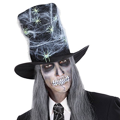 NET TOYS Hexenhut Glow in The Dark Spinnenhut Herrenhut Vampir Horror Hexen Hut Zombie Hexenhut Kostüm Accessoire NET TOYS Hexenhut Glow in The Dark Spinnenhut Herrenhut Vampir Horror Hexen Hut Zombie Hexenhut Kostüm Accessoire von NET TOYS