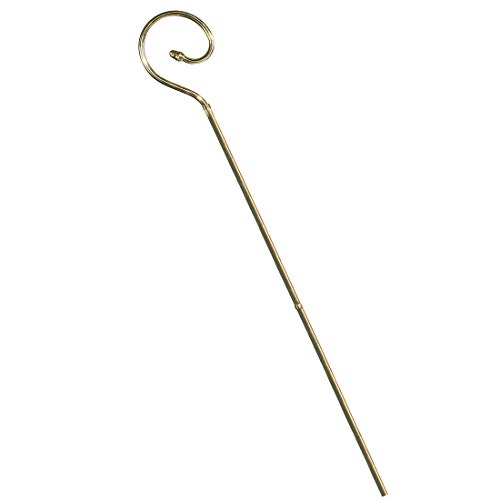 NET TOYS Hochwertiger Nikolaus-Stab zum Zusammenstecken | Gold | Edles -Kostüm-Zubehör Santa Claus | Perfekt geeignet für Weihnachten & Karneval NET TOYS Hochwertiger Nikolaus-Stab zum Zusammenstecken | Gold | Edles -Kostüm-Zubehör Santa Claus | Perfekt geeignet für Weihnachten & Karneval von NET TOYS