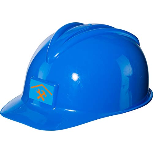 NET TOYS Hübscher Bauhelm für Kinder | Blau | Universelles Kinder-Kostüm-Zubehör Bauarbeiter | Perfekt geeignet für Kinderfest & Karneval NET TOYS Hübscher Bauhelm für Kinder | Blau | Universelles Kinder-Kostüm-Zubehör Bauarbeiter | Perfekt geeignet für Kinderfest & Karneval von NET TOYS