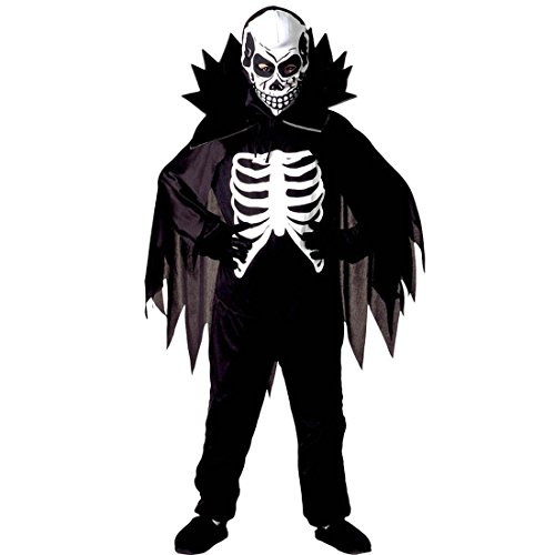 NET TOYS Kinder Skelett Geister Kostüm Sensenmann Kinderkostüm M 140 cm Skelettkostüm Junge Knochen Halloweenkostüm Horror Geisterkostüm Halloween Verkleidung Geist NET TOYS Kinder Skelett Geister Kostüm Sensenmann Kinderkostüm M 140 cm Skelettkostüm Junge Knochen Halloweenkostüm Horror Geisterkostüm Halloween Verkleidung Geist von NET TOYS